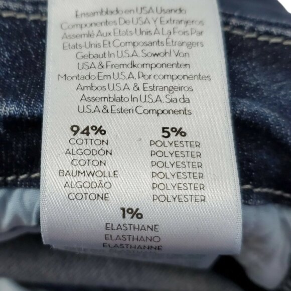 Mother Jeans 24‎ Blue High Waist Looker Ankle Fray Distressed Closer to The Edge - Picture 10 of 13